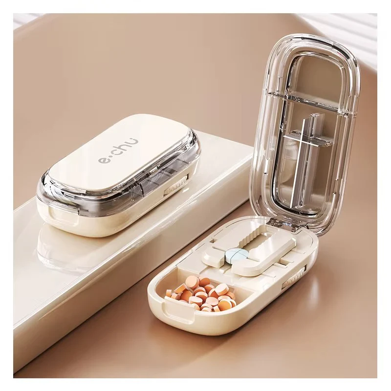 Adjustable Quartering Pill Cutter & Storage Box - Image 4