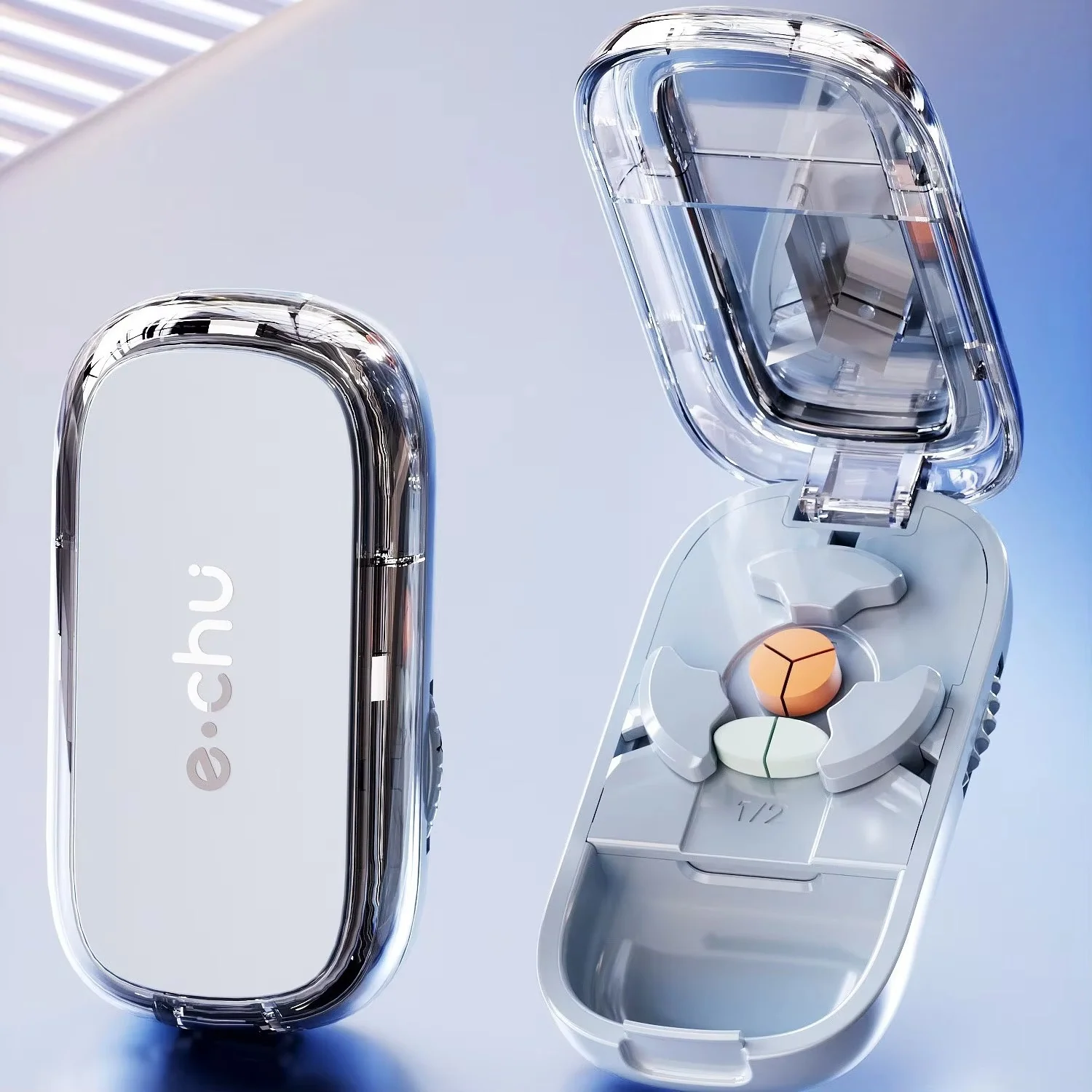 Adjustable Quartering Pill Cutter & Storage Box - Image 7