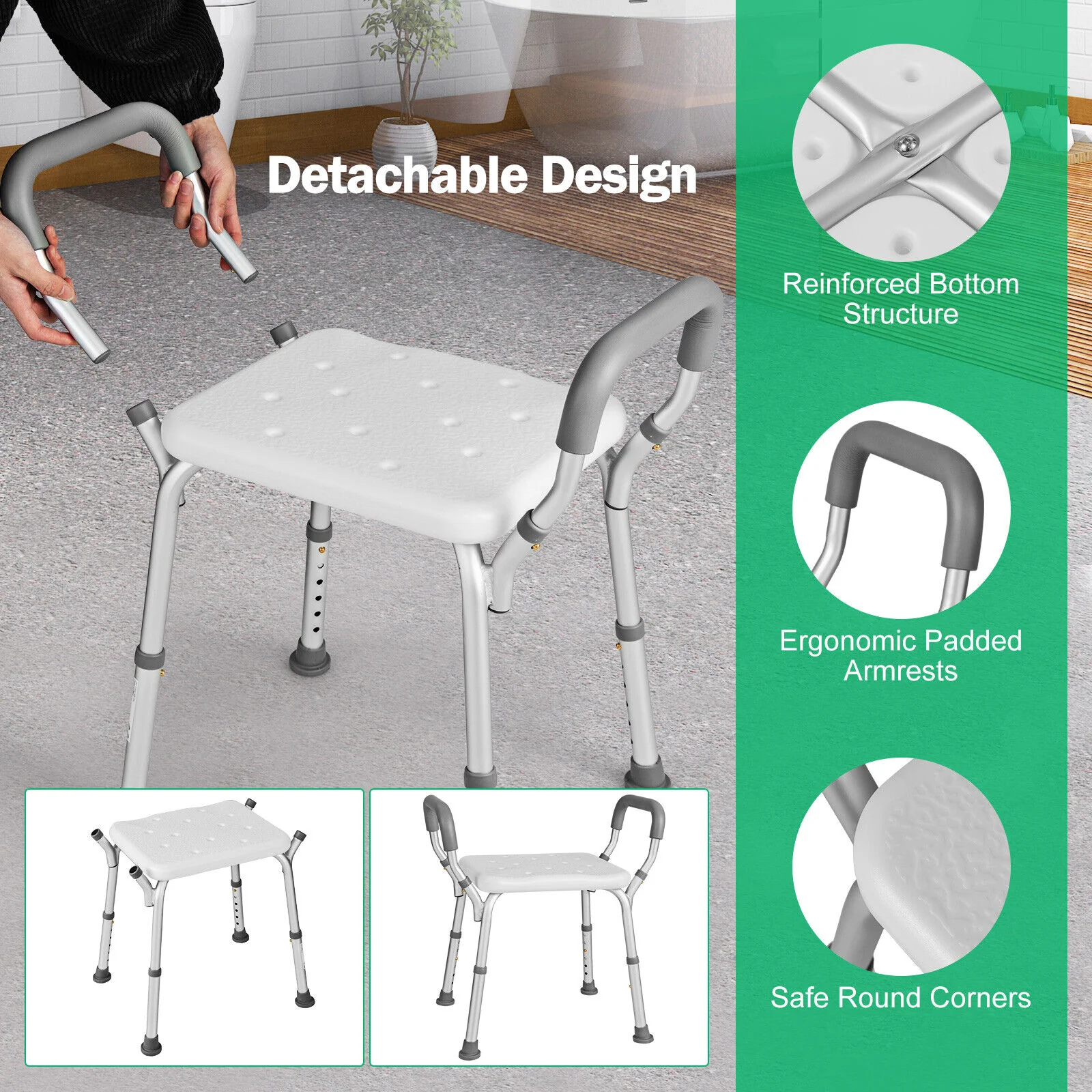 Adjustable Shower Chair - Image 4