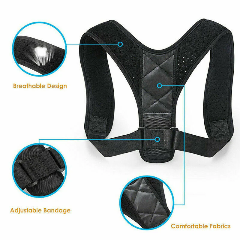 PostureEase Adjustable Back & Shoulder Brace - Image 3
