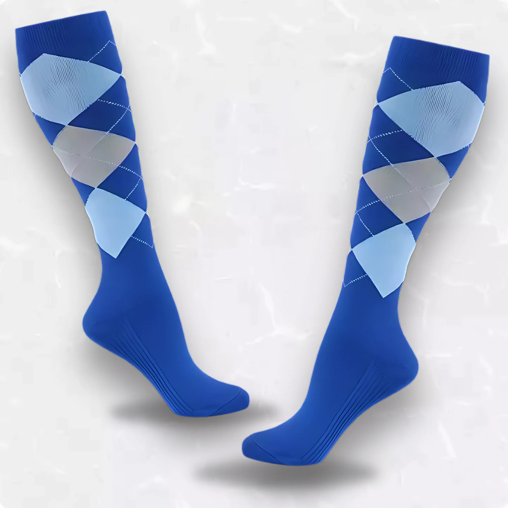 Checker Patterned LegEase Compression Socks - Image 4