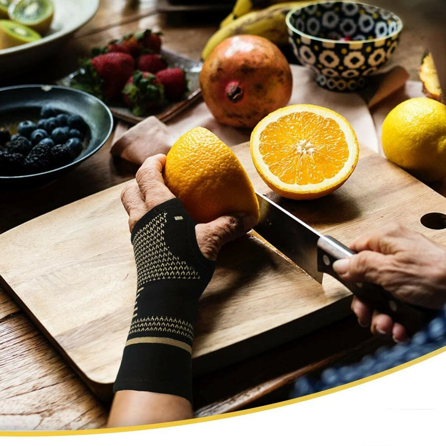 Copper Wrist + Hand Compression Brace - Image 5