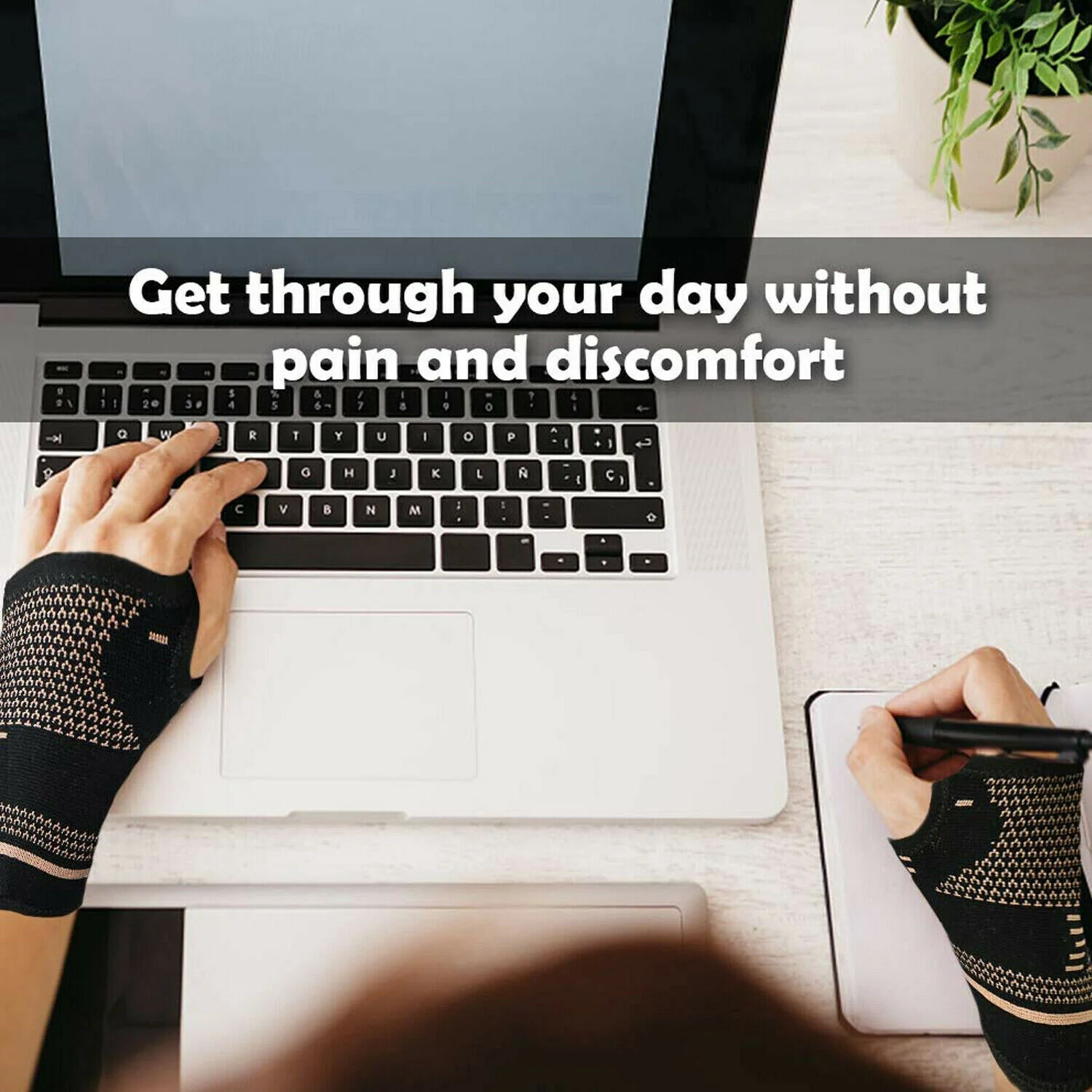 Copper Wrist + Hand Compression Brace - Image 8