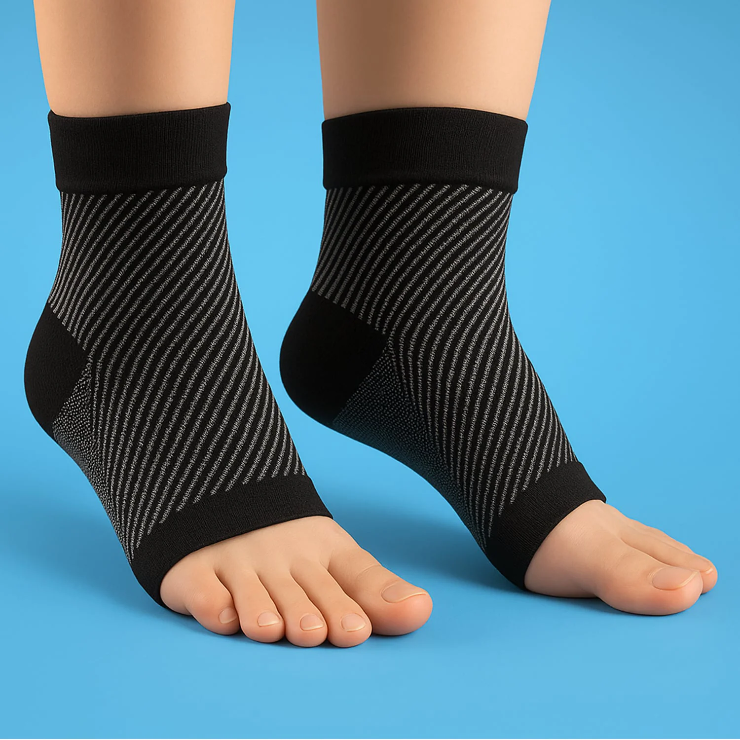 Foot & Ankle Sleeve Compression Socks - Image 11