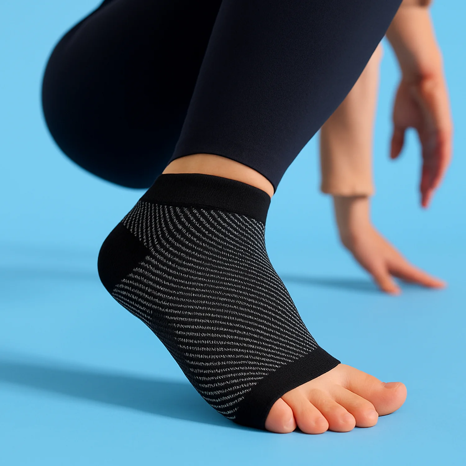 Foot & Ankle Sleeve Compression Socks - Image 7