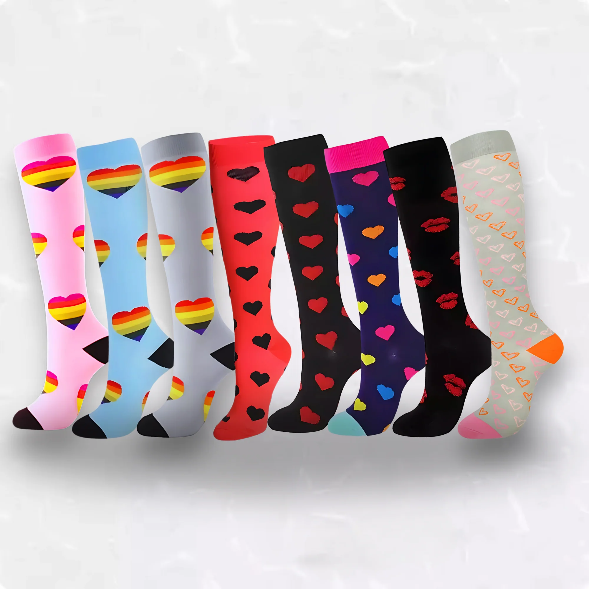Fun Patterned LegEase Compression Socks - Image 9