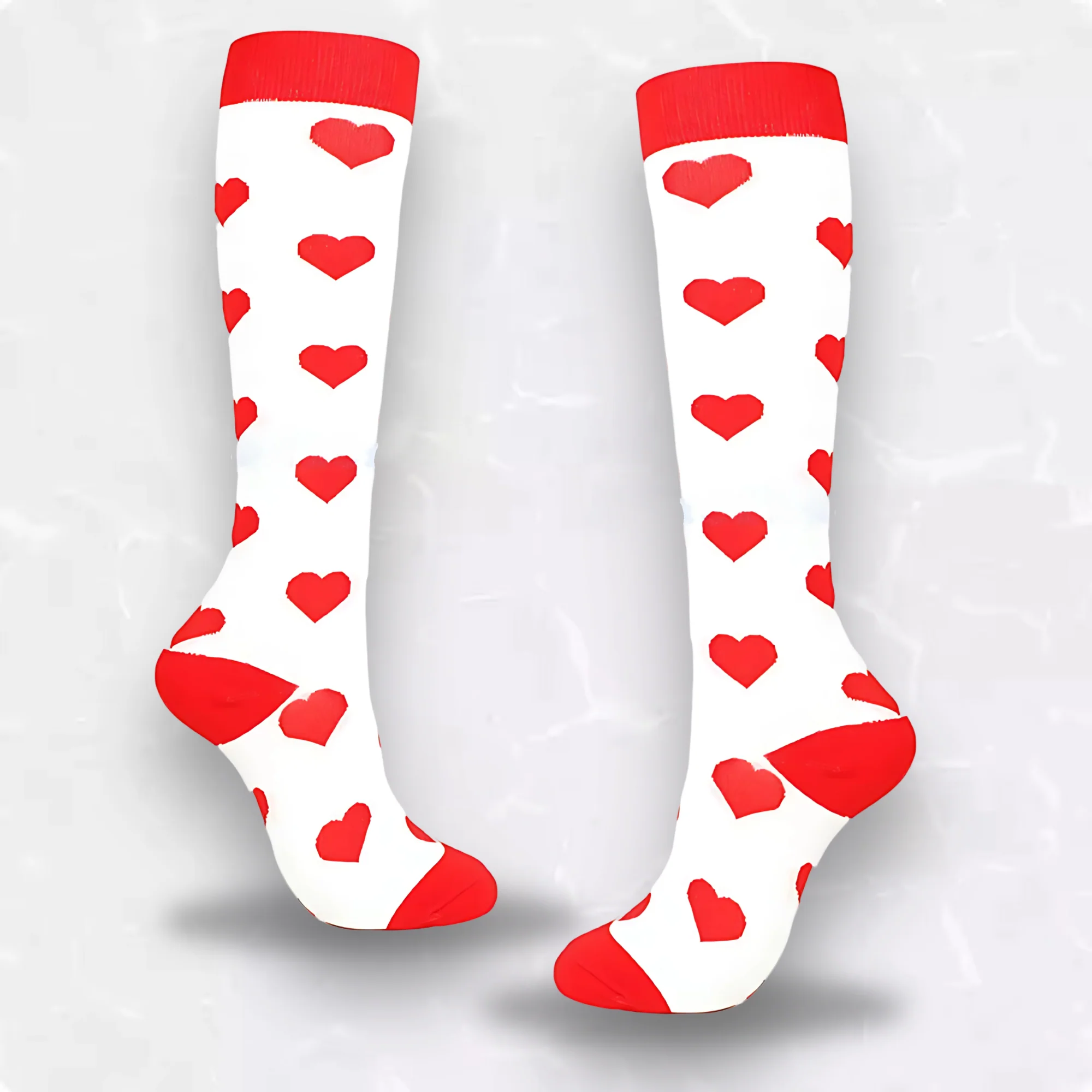 Heart Patterned LegEase Compression Socks - Image 8