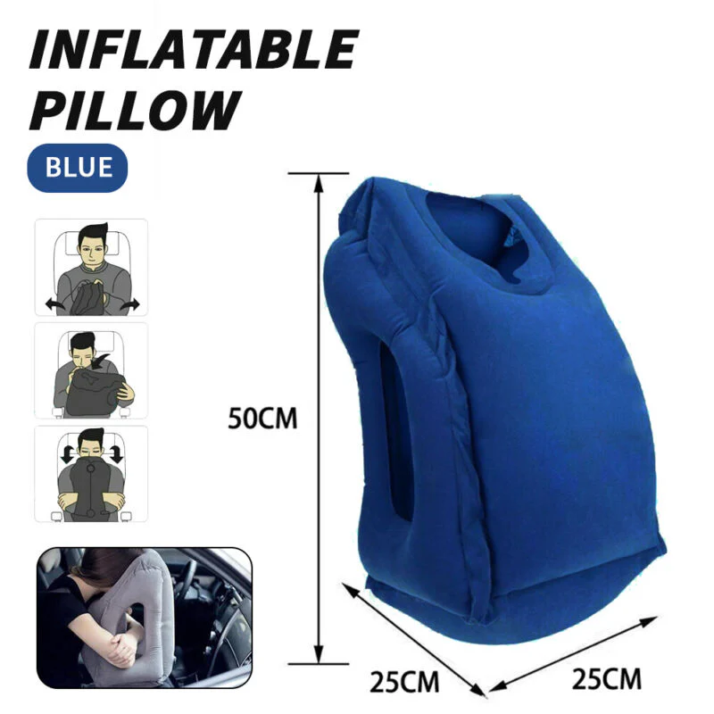 Inflatable Air Cushion Travel Pillow - Image 10
