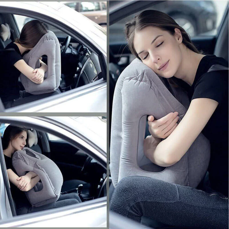 Inflatable Air Cushion Travel Pillow - Image 5