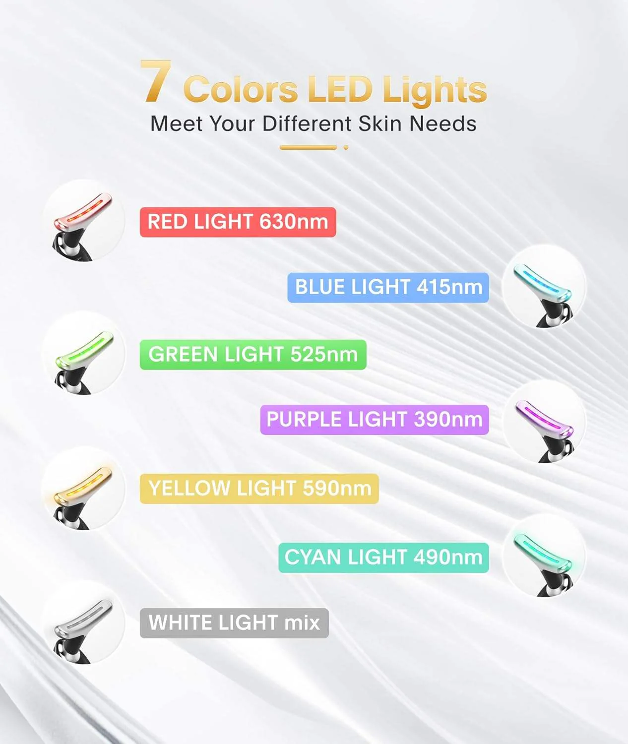 LED Light Therapy Face and Neck Massager - Image 12