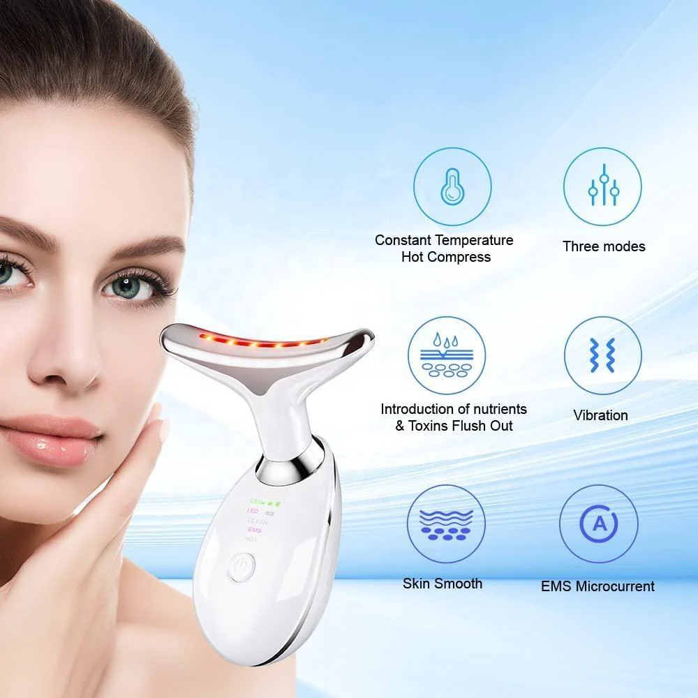 LED Light Therapy Face and Neck Massager - Image 18