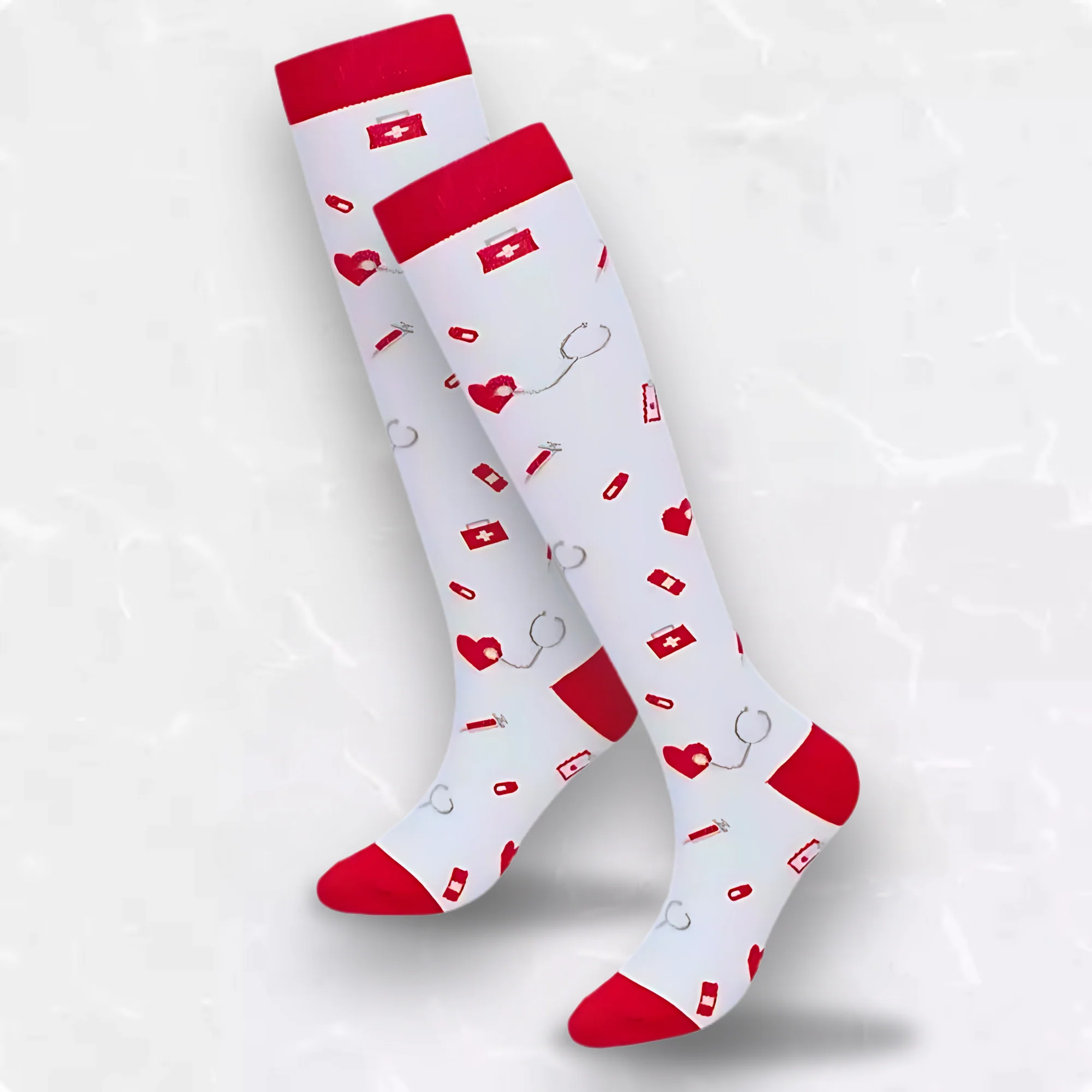 Medical Patterned LegEase Compression Socks - Image 4