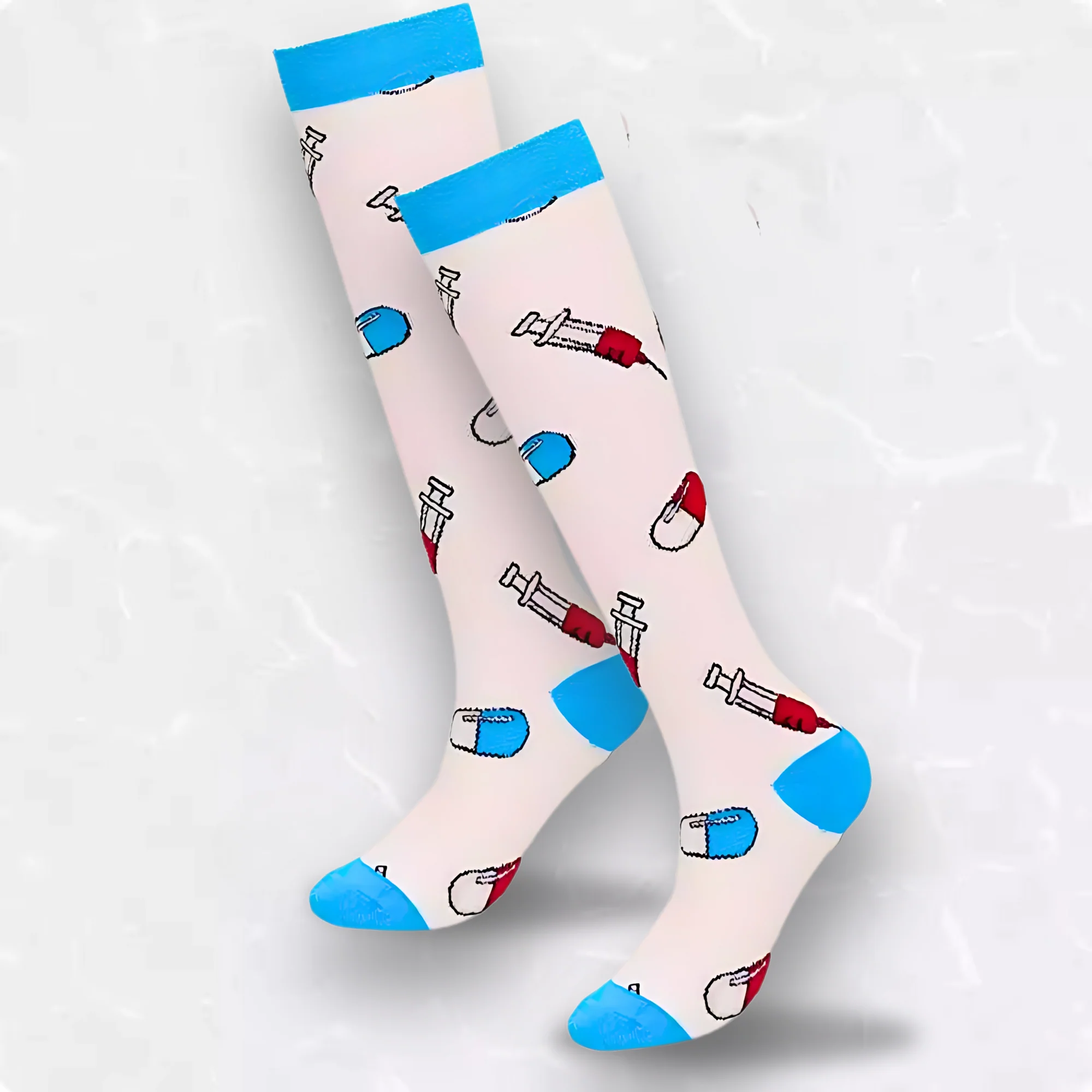 Medical Patterned LegEase Compression Socks - Image 5