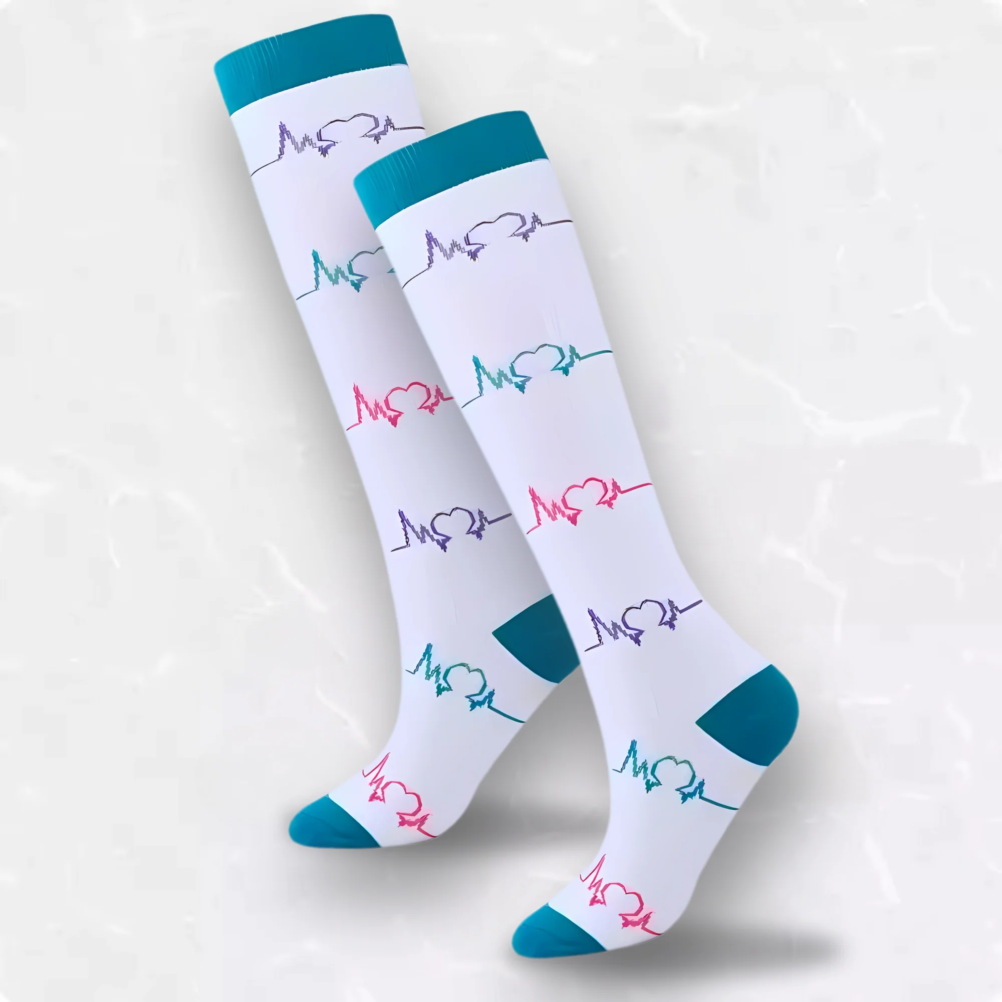 Medical Patterned LegEase Compression Socks - Image 6