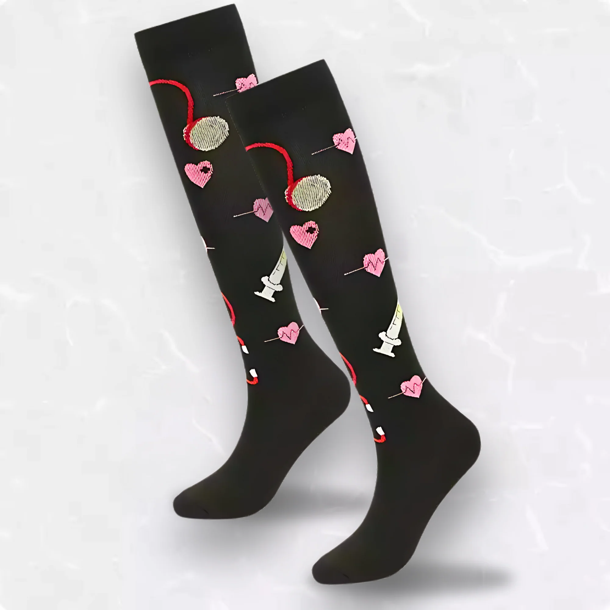 Medical Patterned LegEase Compression Socks - Image 7