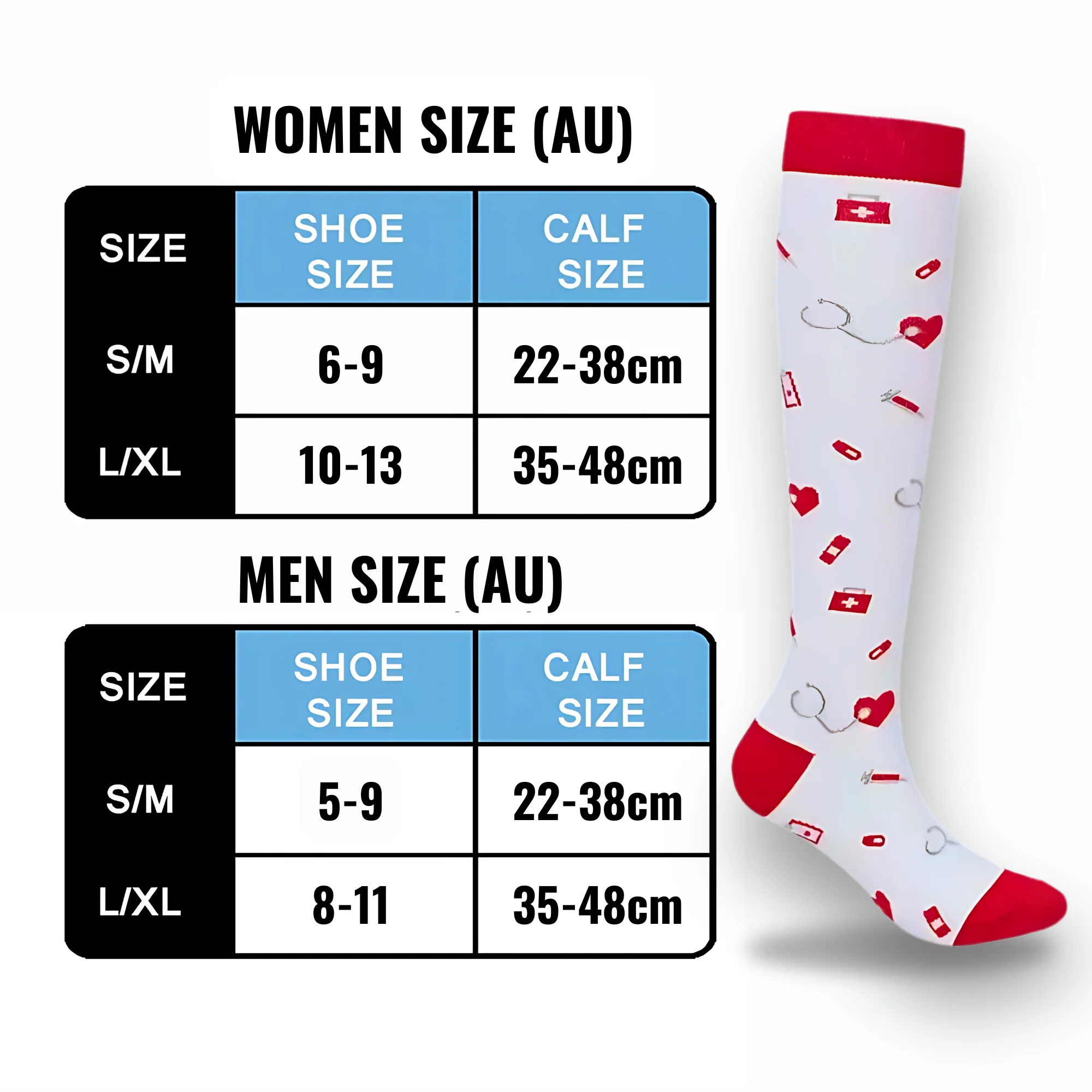 Medical Patterned LegEase Compression Socks - Image 8