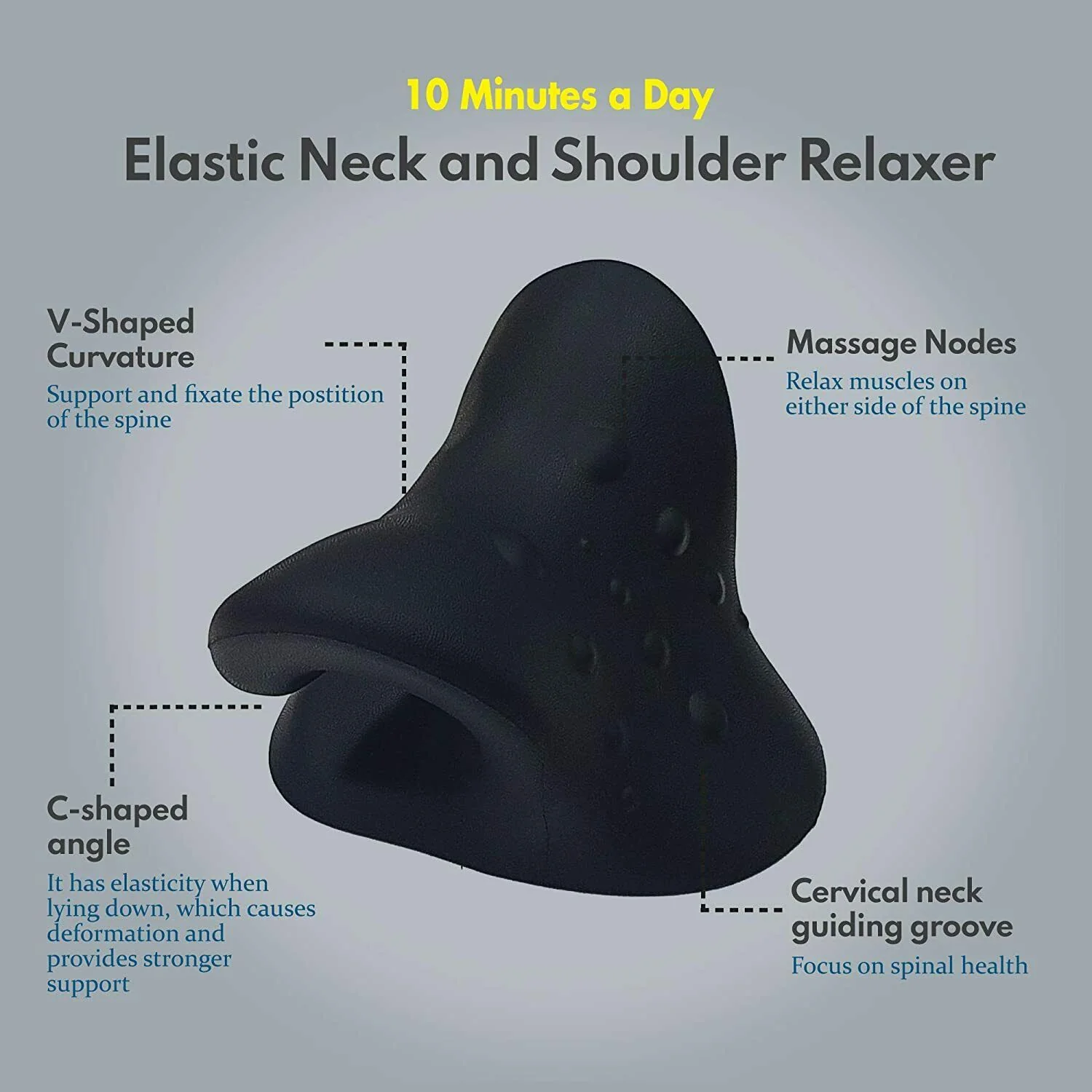 Neck And Shoulder Relaxer & Cervical Neck Traction Device - Image 8