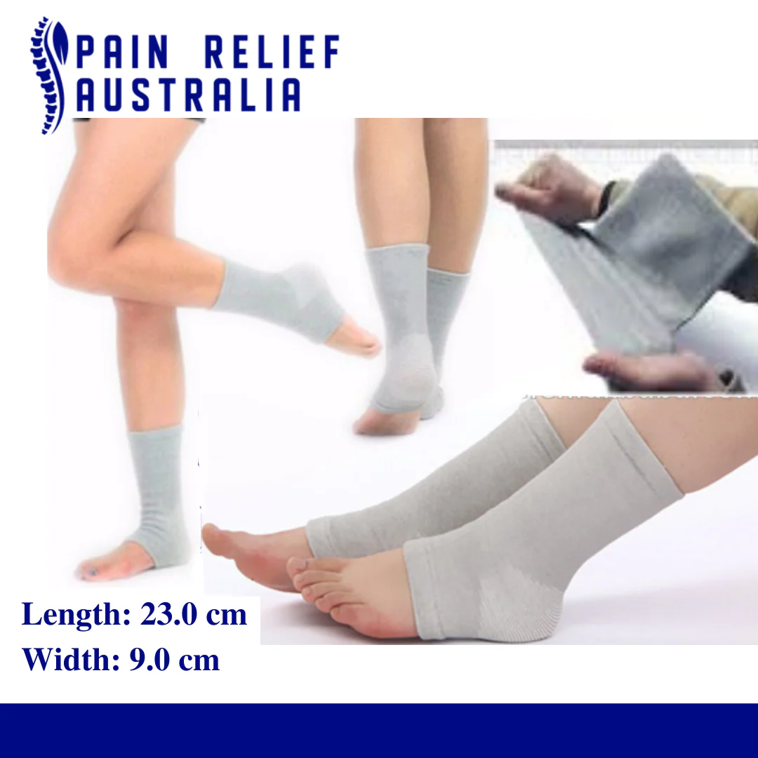 Orthopaedic Bamboo Compression Ankle Support Sleeves (PAIR) - Image 3