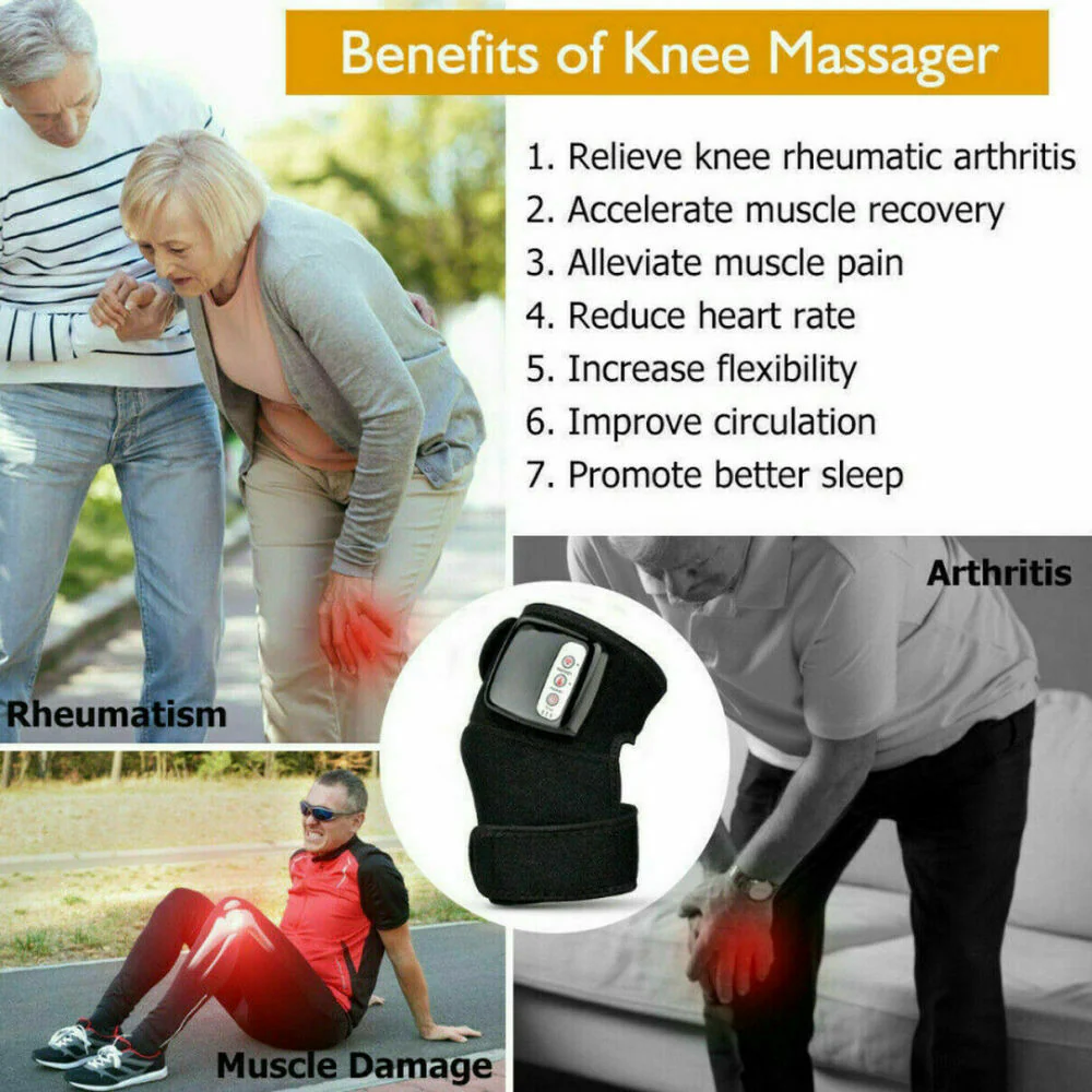 Rechargeable Heated Knee Massager - Image 8