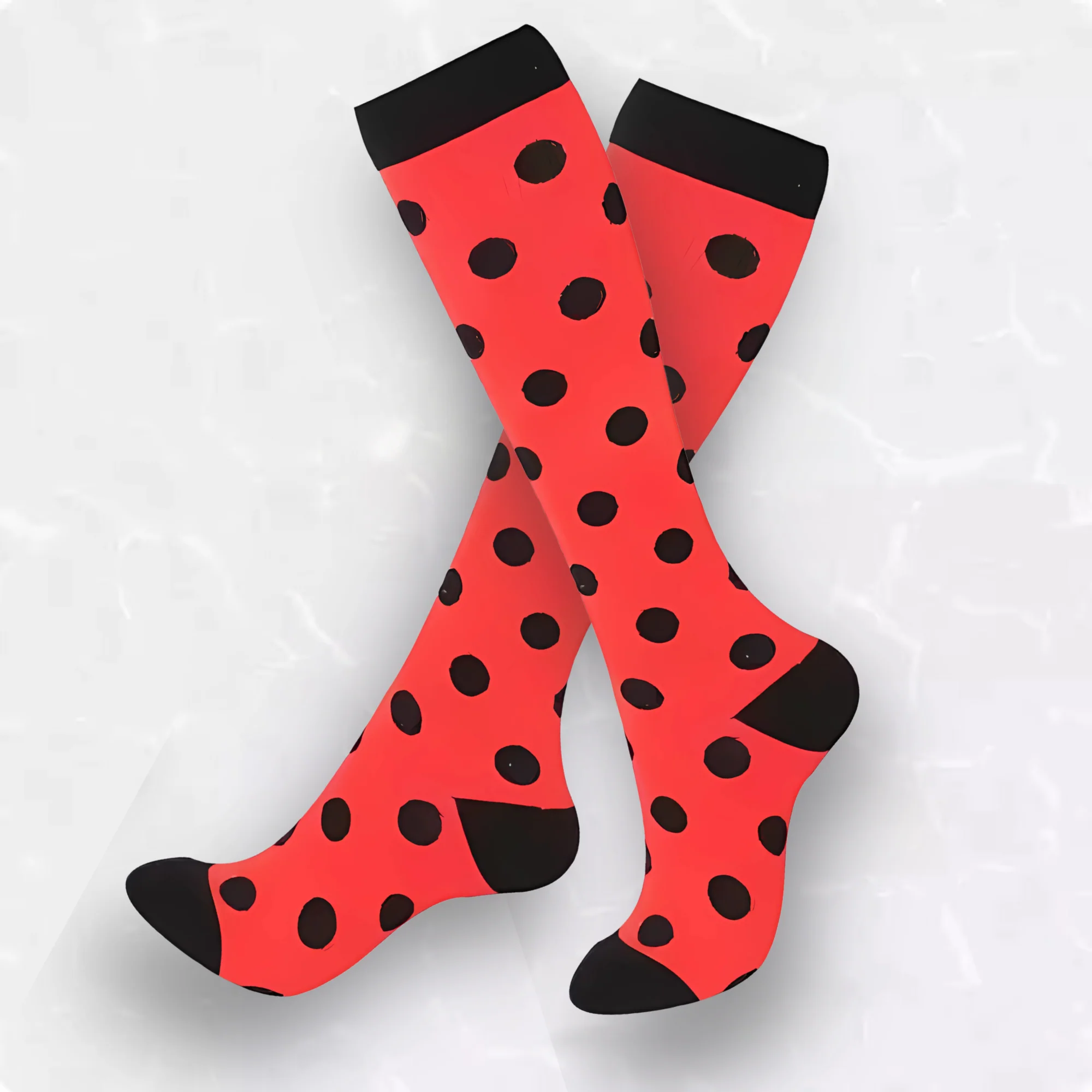 Spotted Patterned LegEase Compression Socks - Image 4