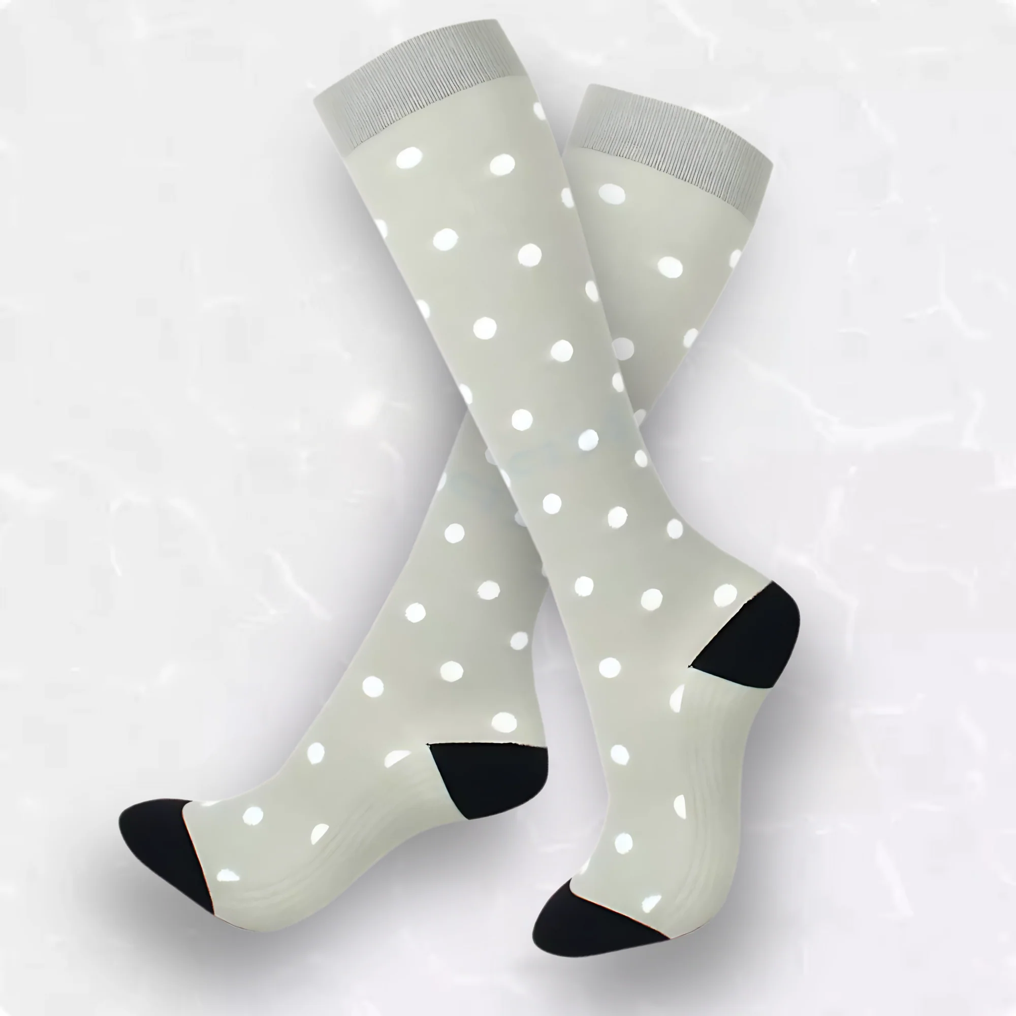 Spotted Patterned LegEase Compression Socks - Image 5