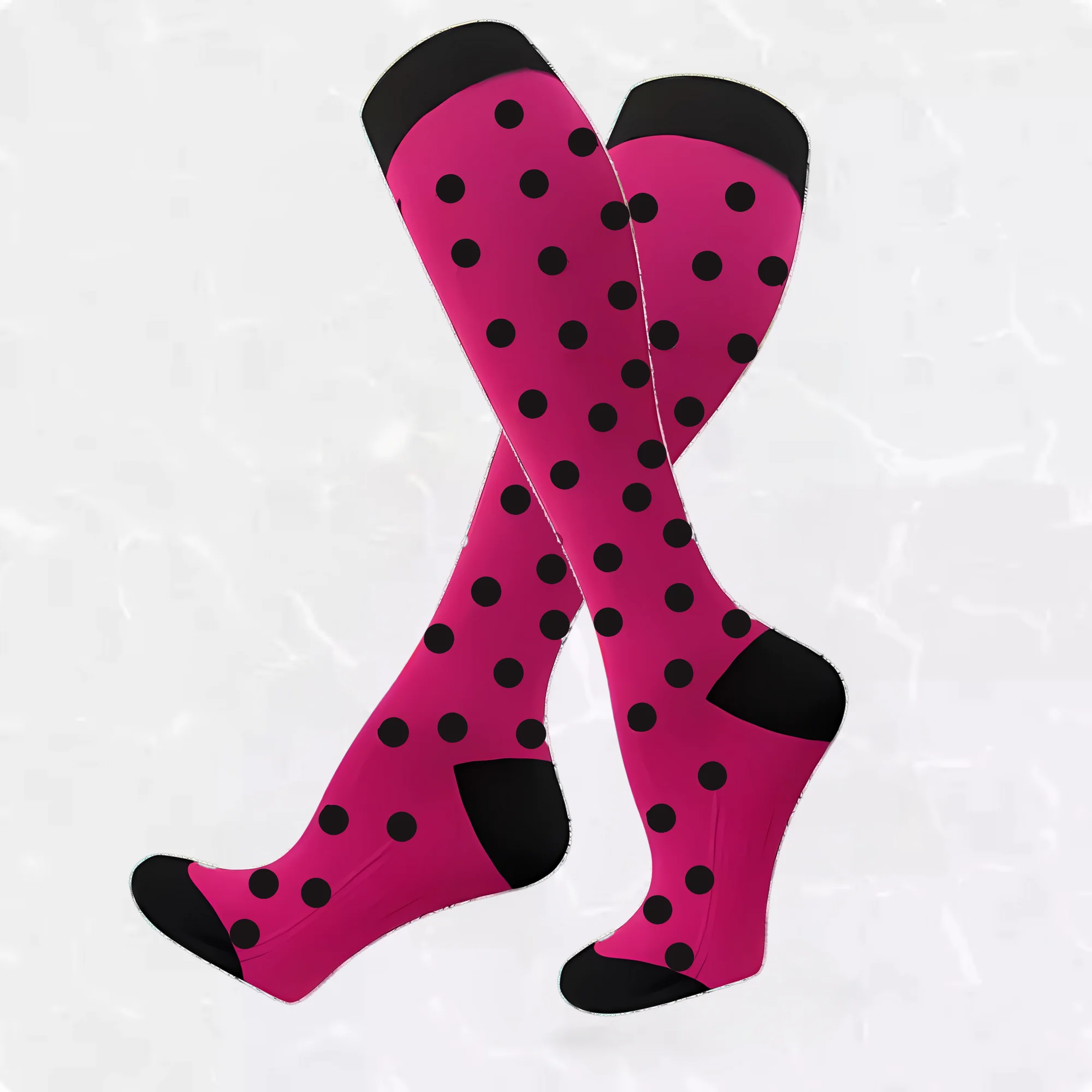 Spotted Patterned LegEase Compression Socks - Image 6