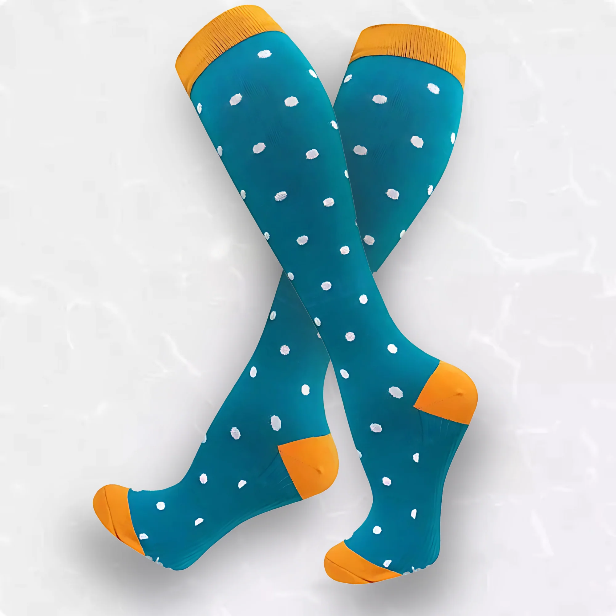 Spotted Patterned LegEase Compression Socks - Image 8