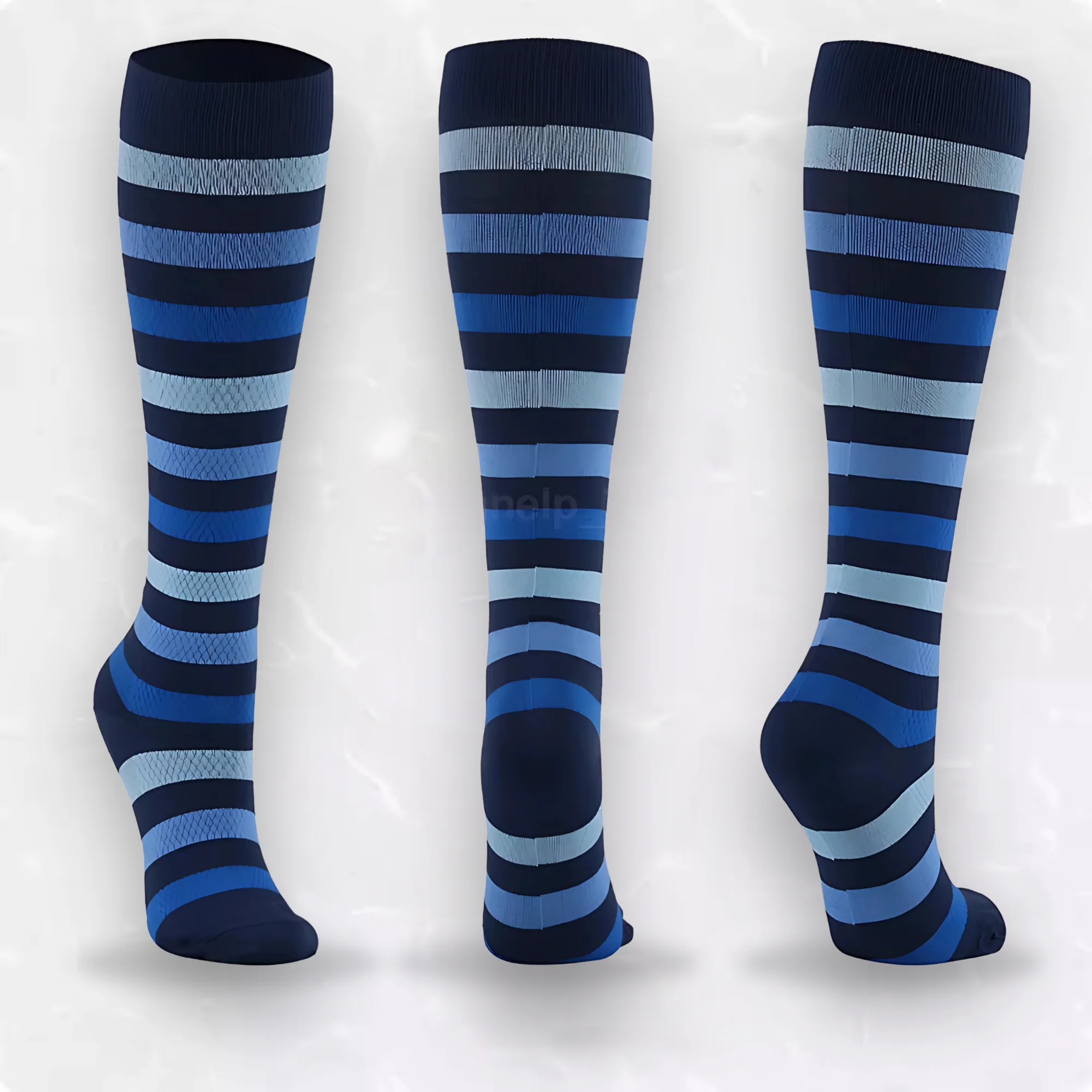 Striped Patterned LegEase Compression Socks - Image 6