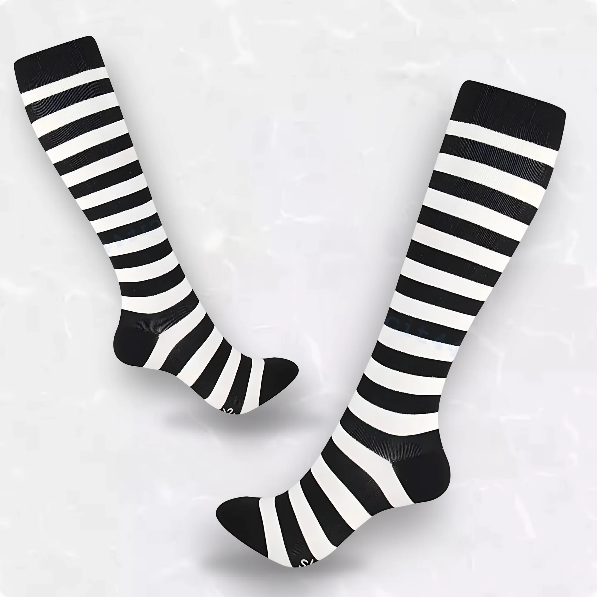 Striped Patterned LegEase Compression Socks - Image 9
