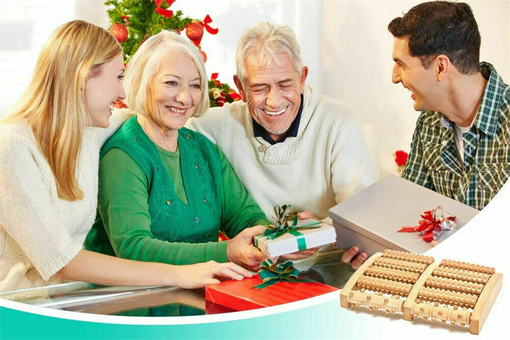 Wooden 5 Roller Foot Massager - Image 9